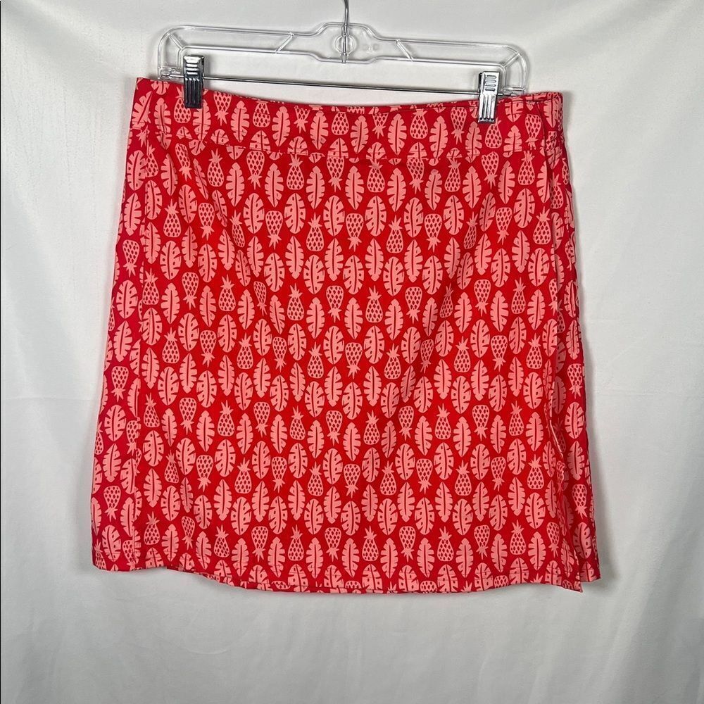 Rip Skirt Hawaii Cover Up Activewear Wrap Skirt In Red & Pink Sz M length 1